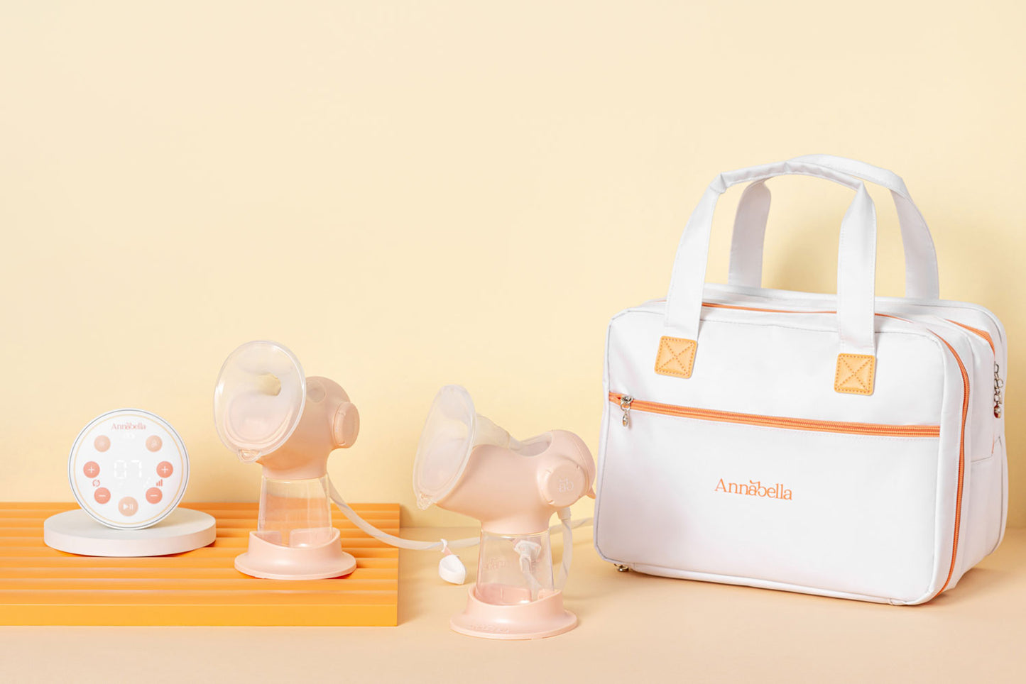 Annabella Double Breast Pump Travel Bag with Coolers