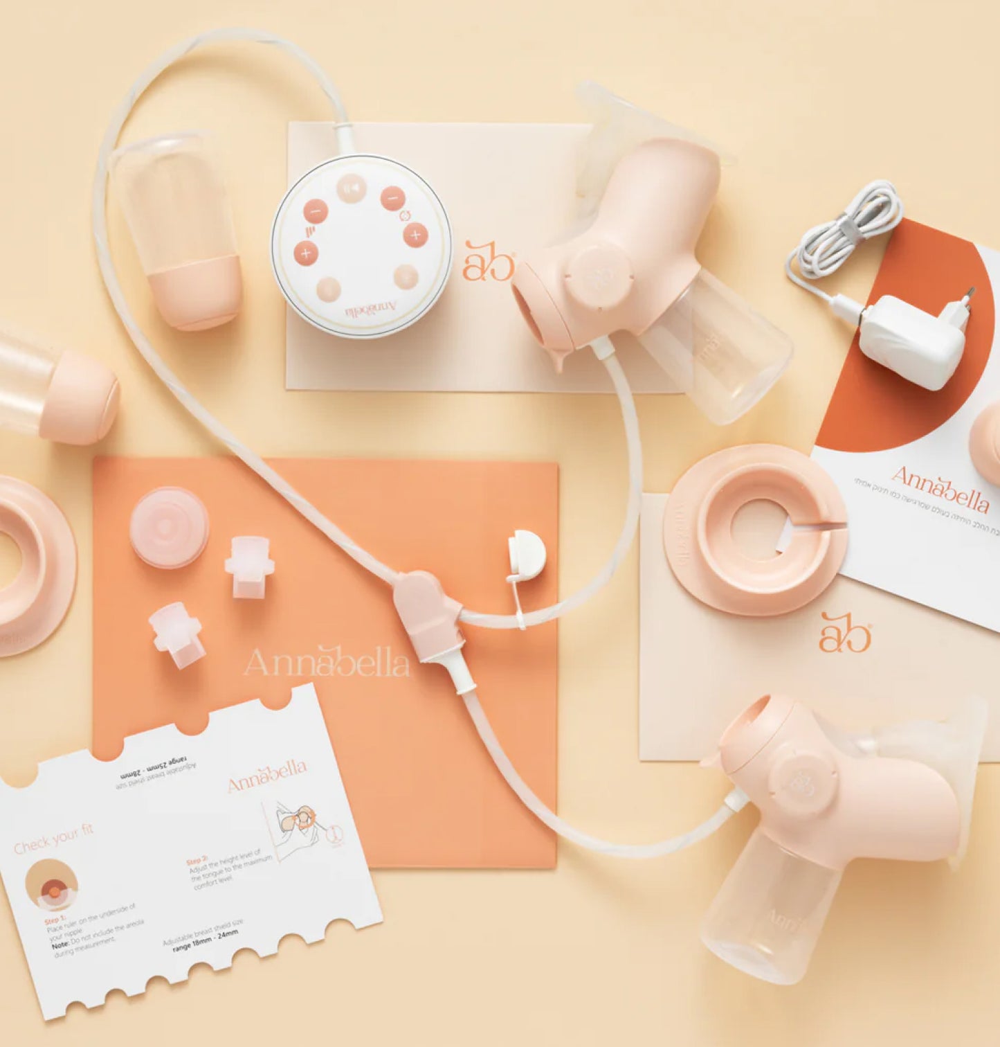 Annabella Double Breast Pump - 25-28mm